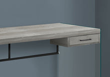 Load image into Gallery viewer, 48" Gray and Clear Computer Desk