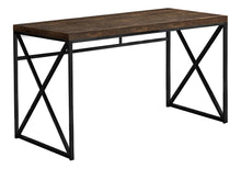 Load image into Gallery viewer, 47" Brown and Black Computer Desk
