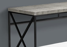 Load image into Gallery viewer, 47" Gray and Black Computer Desk