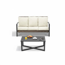 Load image into Gallery viewer, 2 Piece Patio Set With Cushions & Coffee Table