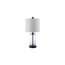 Load image into Gallery viewer, USB Table Lamps With Drum Shades (Set of 2) - Antiqued Bronze