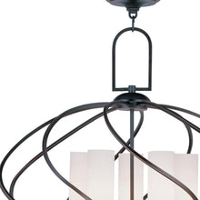 Load image into Gallery viewer, 24'' Five Light Dimmable Chandelier With Shades - Bronze