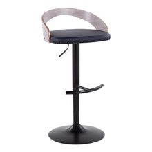Load image into Gallery viewer, Grotto - Contemporary Adjustable Barstool With Swivel With Rounded T Footrest Elegant Design (Set of 2)