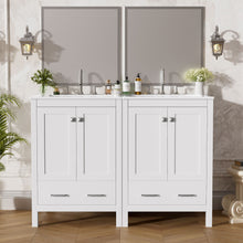 Load image into Gallery viewer, Bathroom Vanity With Integrated Undermount Ceramic Sink, 2 Doors And 1 Drawer, Soft Close Hinges