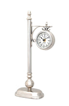 Load image into Gallery viewer, Brassalum. Lamp Post Clock One Sided - Brass