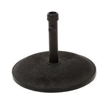 Load image into Gallery viewer, Stylish Concrete Umbrella Base With Iron Support Pole - Black