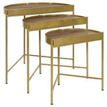 Load image into Gallery viewer, Darlene - 3 Piece Nesting Table Set - Brown