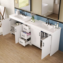 Load image into Gallery viewer, Double Sink Bathroom Vanity With Quartz Countertop