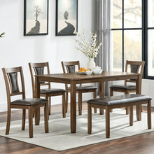 Load image into Gallery viewer, Modern Dining Table Set With Upholstered Chairs