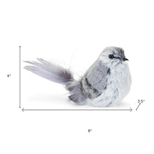 Load image into Gallery viewer, Fabric Bird Tabletop Sculpture - Gray