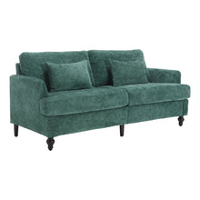 Load image into Gallery viewer, Mid Century Modern Chenille Fabric Loveseat Sofa, 2 Seat Upholstered Couch