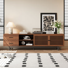 Load image into Gallery viewer, 78" TV Stand For TVs Up To 85" Entertainment Center With Deep Drawers & Cable Management, Soft Closing Hinges - Walnut
