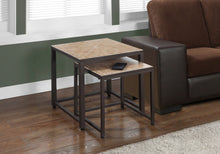 Load image into Gallery viewer, Nesting Table, Space-Saving Design Transitional (Set of 2)