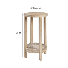 Load image into Gallery viewer, Bedford - Round Accent Table - Reclaimed Wheat