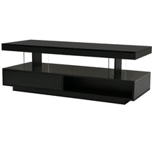 Load image into Gallery viewer, LED Coffee Table With 2 Drawers And Display Shelves