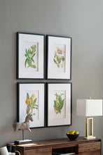 Load image into Gallery viewer, Botanical Flower Wall Art, Home Decor For Living Room Dining Room, Bedroom, Hallway (Set of 4) - White / Blue