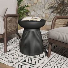 Load image into Gallery viewer, Outdoor Side Table - Matte Black