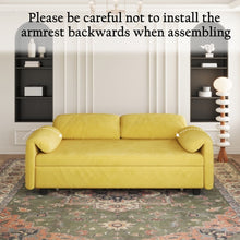 Load image into Gallery viewer, Sofa, Dual Purpose Lounge With Retractable Queen Size Bed