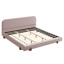 Load image into Gallery viewer, Elegant Upholstered Bed Frame