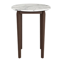 Load image into Gallery viewer, 32" Solid Wood Rounded Bar Table - White