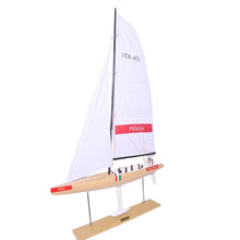 Load image into Gallery viewer, Hand Painted Model Boat - White / Beige