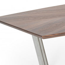 Load image into Gallery viewer, 107" Rectangular Manufactured Wood And Iron Dining Table - Brown
