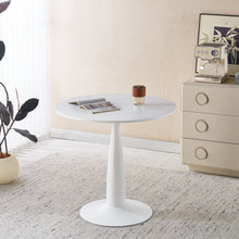 Load image into Gallery viewer, Pedestal Table, Round For Kitchen - White