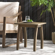 Load image into Gallery viewer, Kinesis - Outdoor Side Table With Slatted Top And Wood Frame