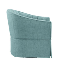 Load image into Gallery viewer, Solitude - Skirted Swivel Accent Chair With Hemp Like