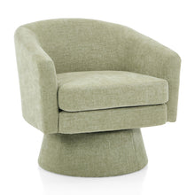 Load image into Gallery viewer, Swivel Barrel Chair With Cushioning For Living Room & Office, 360° Rotating - Green