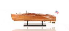 Load image into Gallery viewer, Hand Painted Decorative Boat - Brown