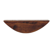 Load image into Gallery viewer, Crescent - Floating Wall Shelf - Brown