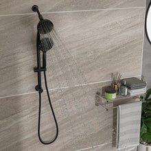 Load image into Gallery viewer, Multi Function Dual Shower Head Shower System With 4.7" Rain Showerhead, 7 Function Hand Shower, Adjustable Slide Bar