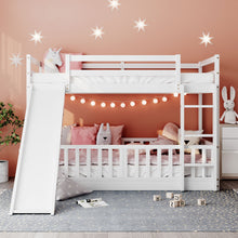 Load image into Gallery viewer, Functional Bunk Bed & Convertible Ladder And Slide