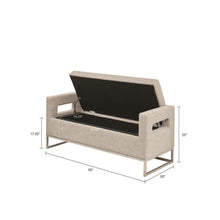 Load image into Gallery viewer, Crawford - Soft Close Storage Bench With Open Sides - Gray