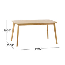 Load image into Gallery viewer, Retro Dining Table With Faux Wood Top