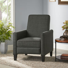 Load image into Gallery viewer, Upholstered Push Back Recliner Chair For Living Room