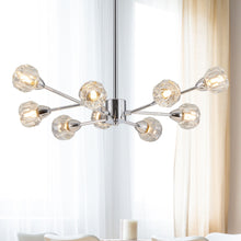 Load image into Gallery viewer, 28'' Chandelier Metal Ceiling Light - Amber