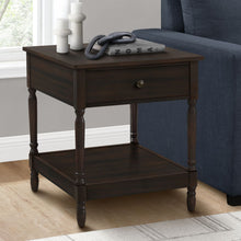 Load image into Gallery viewer, Accent - Table, 2 Tier, Square, Traditional - Walnut