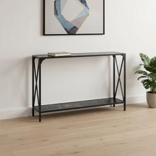 Load image into Gallery viewer, Frame Console Table With Shelf - Black