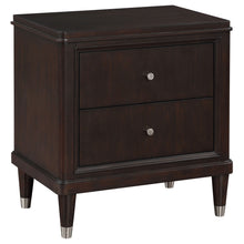 Load image into Gallery viewer, Niguel - 2 Drawer Nightstand With Felt Lined Top Drawer - Brown