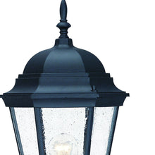 Load image into Gallery viewer, Swing Arm Glass Lantern Wall Light - Matte Black