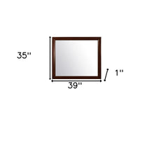 Load image into Gallery viewer, 35" Framed Accent Mirror - Merlot
