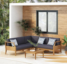 Load image into Gallery viewer, Aston - 4 Piece Sofa Set - Dark Gray