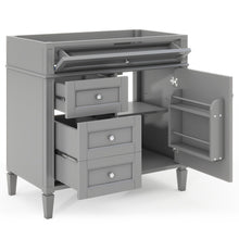 Load image into Gallery viewer, Bathroom Vanity With 2 Drawers And Tip-Out Drawer, Storage Cabinet