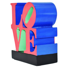 Load image into Gallery viewer, Love Tabletop Sculpture - Red / Blue / Red
