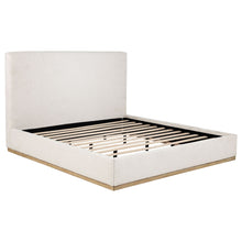 Load image into Gallery viewer, Talbot - Eastern King Platform Bed With Elevated Headboard - Cream
