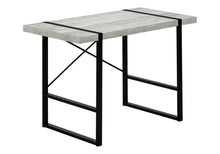 Load image into Gallery viewer, 49" Gray and Black Computer Desk