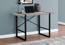 Load image into Gallery viewer, 49" Gray and Black Computer Desk