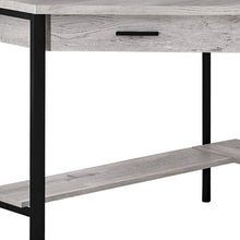 Load image into Gallery viewer, 42" Gray and Black Corner Computer Desk
